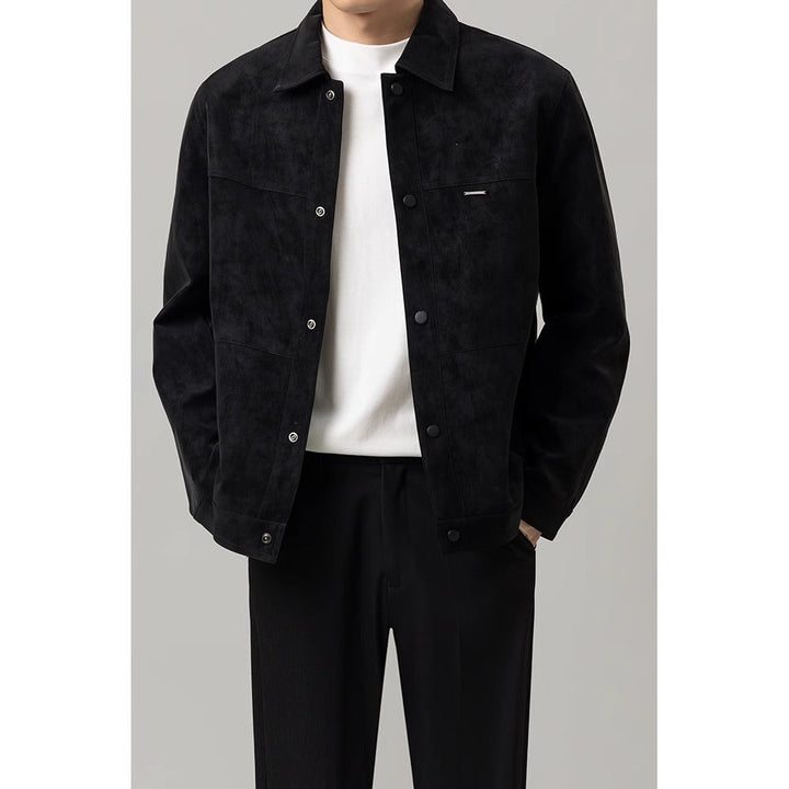 Giacca camicia da uomo con bottoni