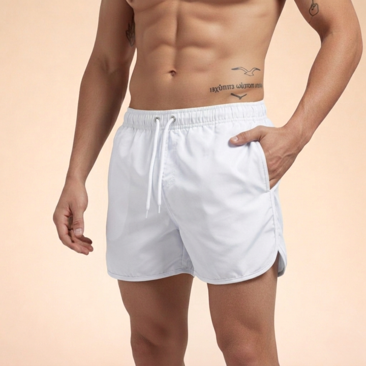 Lucas | Men's Quick-Drying Swim Shorts for Active Lifestyle-Metro Lane Plaza