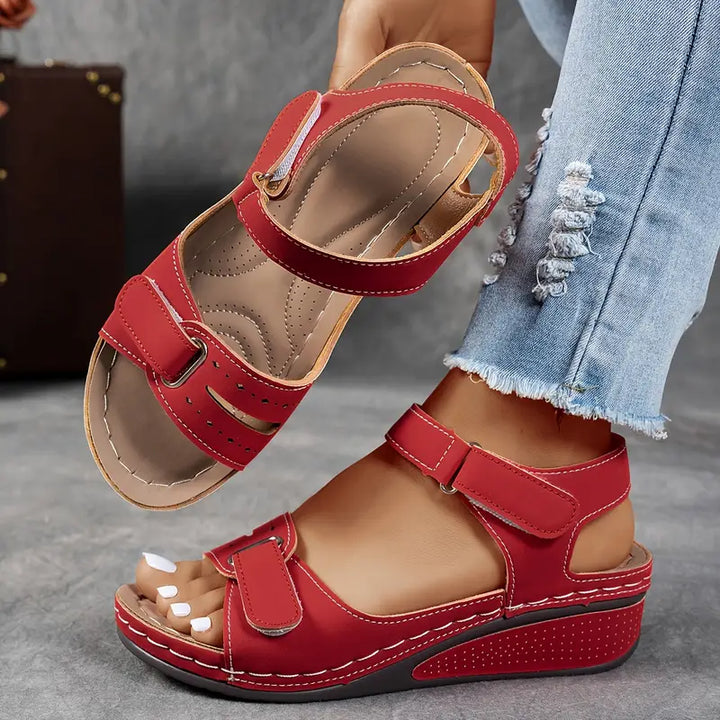 Sophia | Women's Elegant Lift Orthopedic Sandals-Metro Lane Plaza
