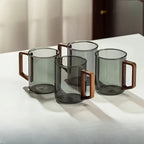 Rustic Wooden Brew Mugs - Perfect for Coffee Lovers-Metro Lane Plaza