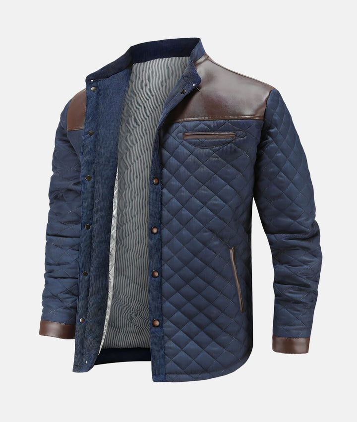 Veste matelassée boutonnée pour homme
