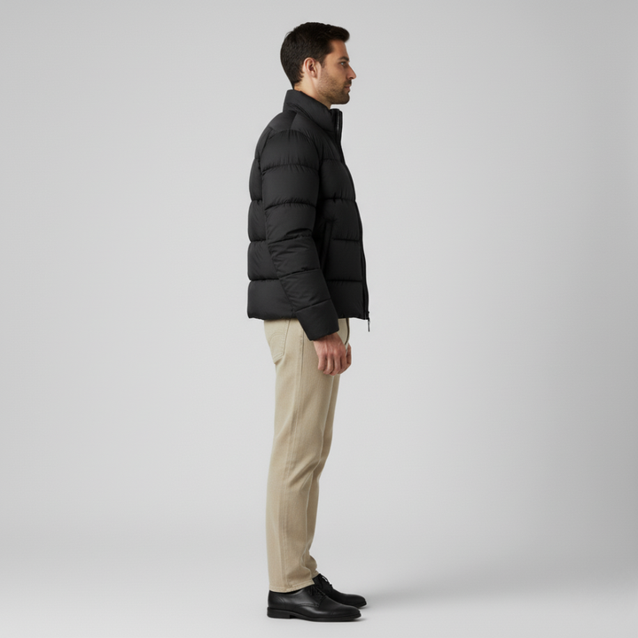 Logan | Men's Classic Puffer Jacket-Metro Lane Plaza