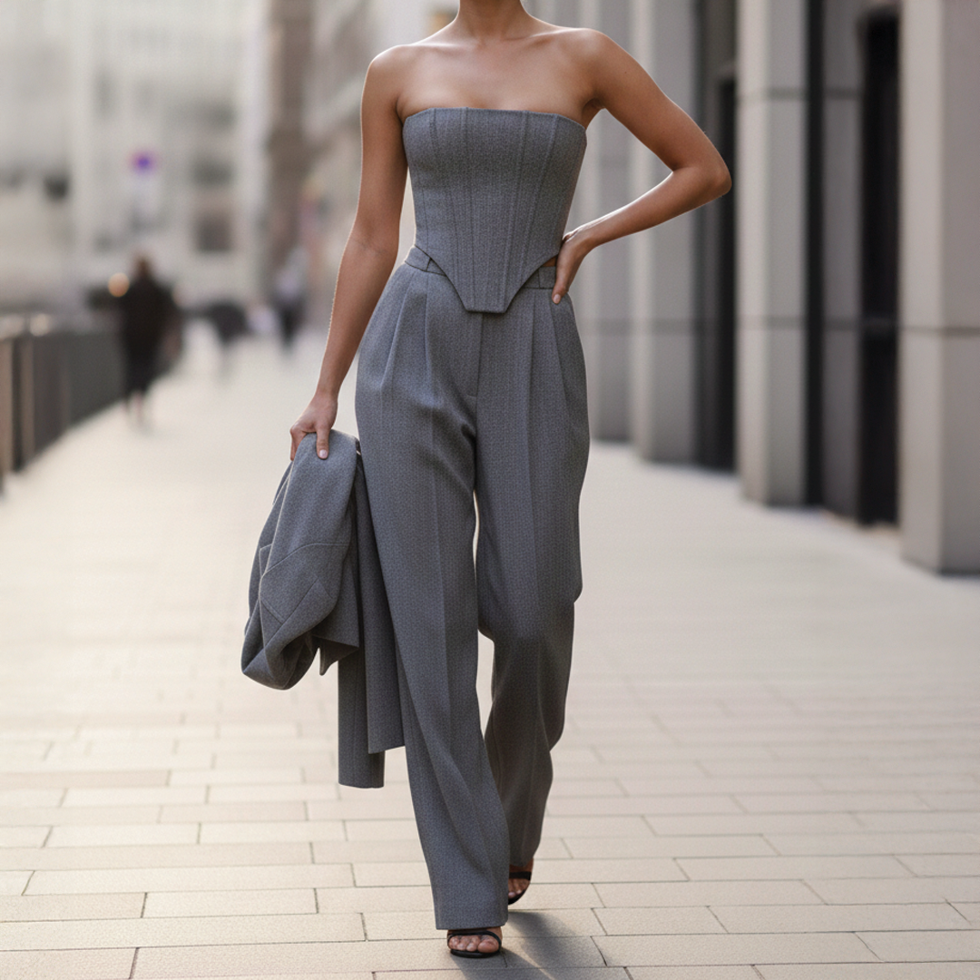 Aurora | Women's Three-Piece Suit Set-Metro Lane Plaza