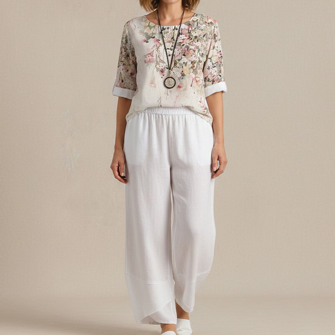 Ava | Women's Two-Piece Outfit Set-Metro Lane Plaza
