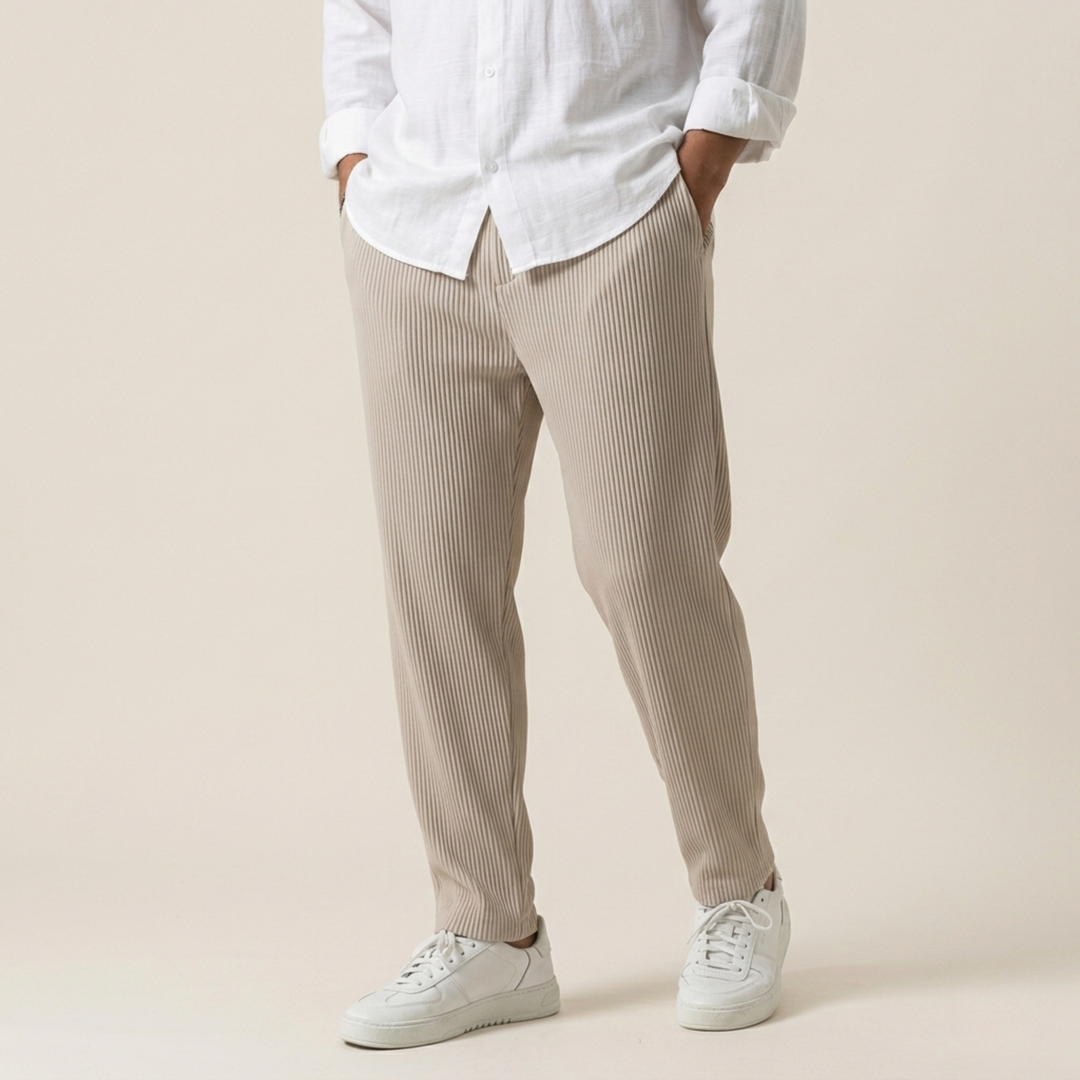 Harry | Stylish & Versatile Men's Luxe Trousers-Metro Lane Plaza