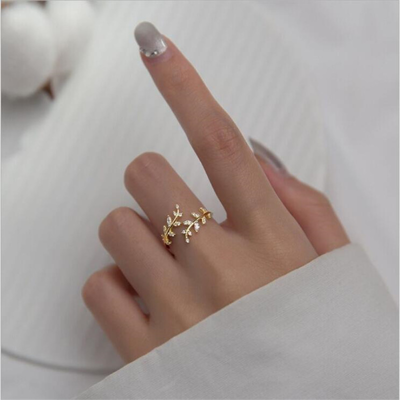 Sheila | Women's Adjustable Ring with Graceful Branch Design-Metro Lane Plaza