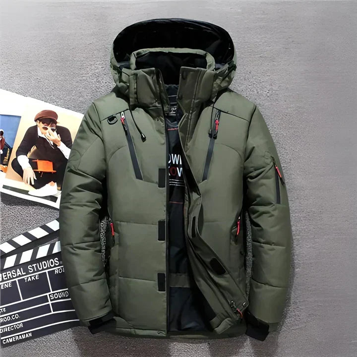 Herren-Winter-Steppjacke