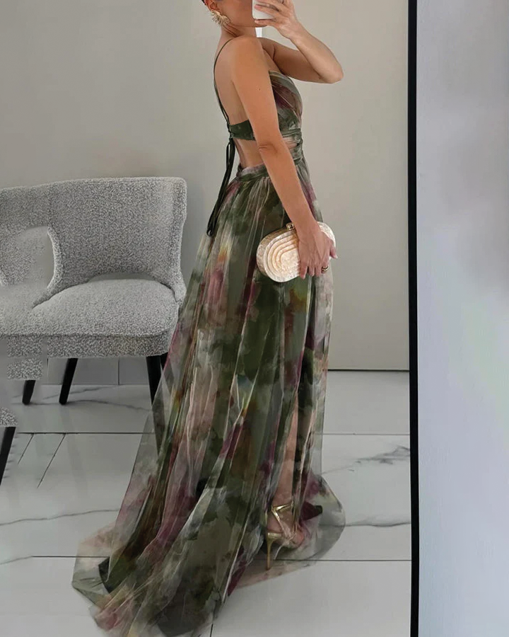 Ruby | Women's Floral Maxi Dress - Elegant Summer Style-Metro Lane Plaza