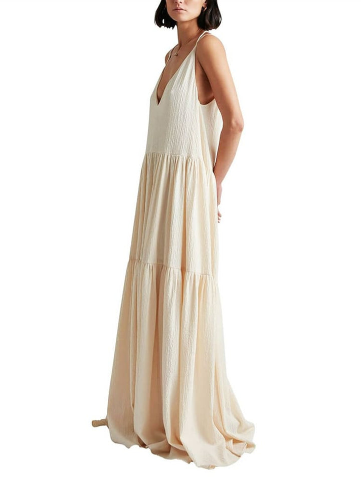 Evelyn | Women's Sleeveless Maxi Sundress-Metro Lane Plaza