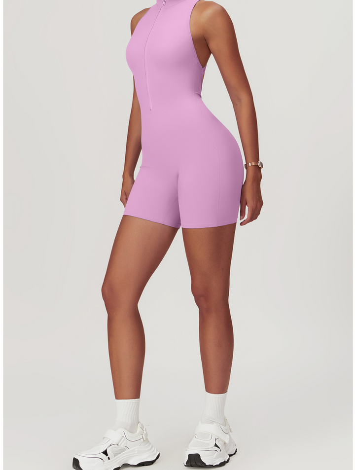 Fenna | Women's Seamless Shaping Yoga Fitness Jumpsuit-Metro Lane Plaza