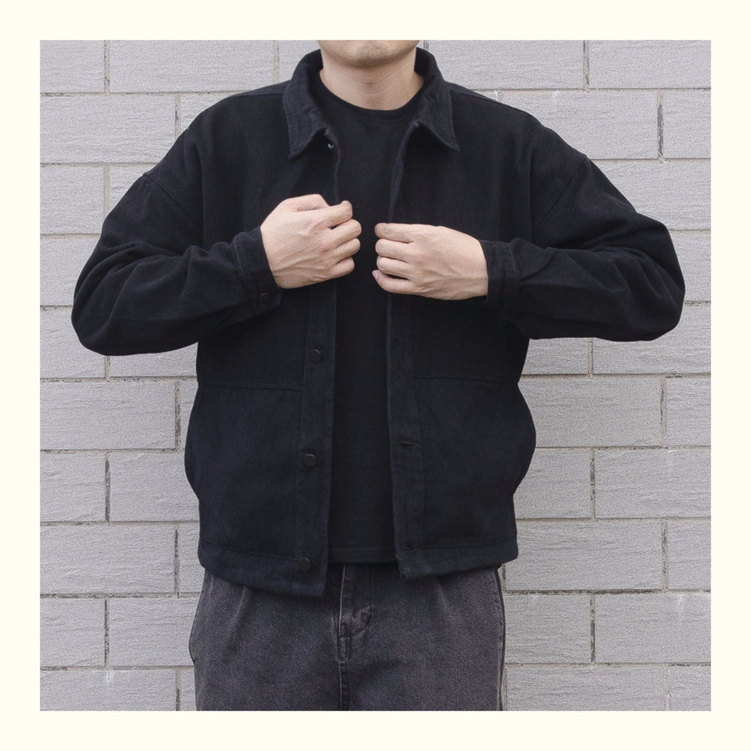 Veste décontractée boutonnée pour homme