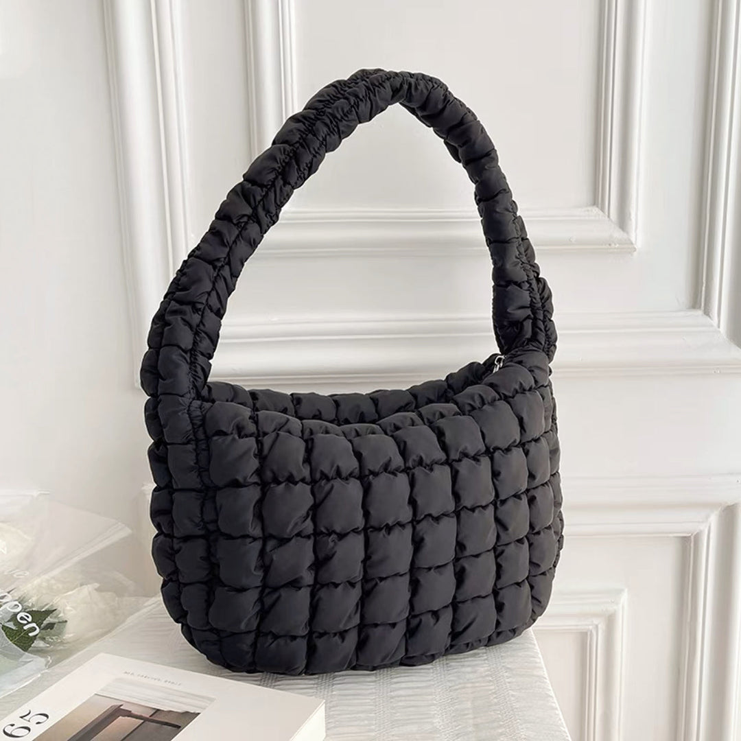 Sophia | Women's Stylish Solid Puffer Shoulder Bag-Metro Lane Plaza