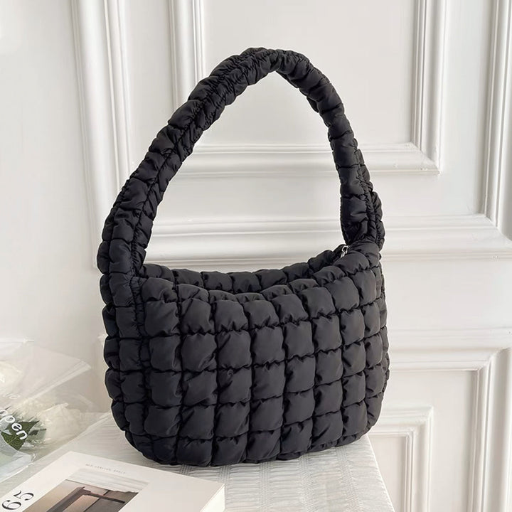 Sophia | Women's Stylish Solid Puffer Shoulder Bag-Metro Lane Plaza