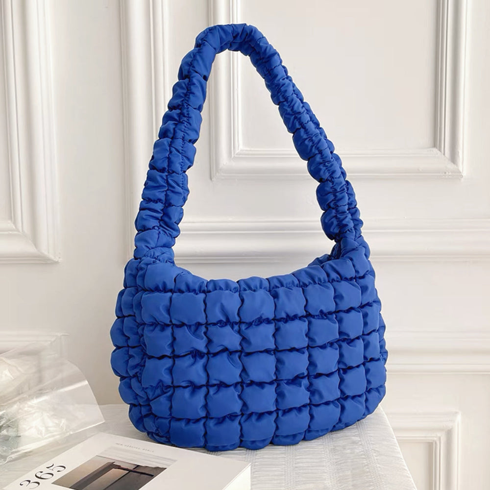 Sophia | Women's Stylish Solid Puffer Shoulder Bag-Metro Lane Plaza