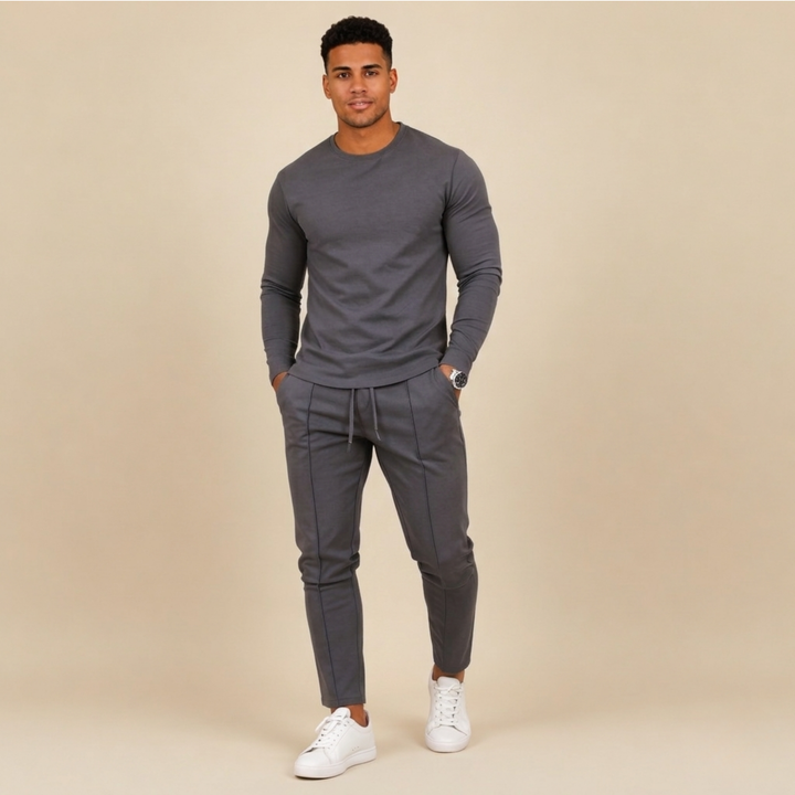 Marco | Men's Modern Relaxed Fit Casual Outfit-Metro Lane Plaza