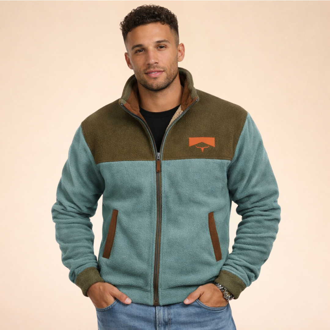 Arden | Men's Stylish Warm Merino Fleece Jacket-Metro Lane Plaza