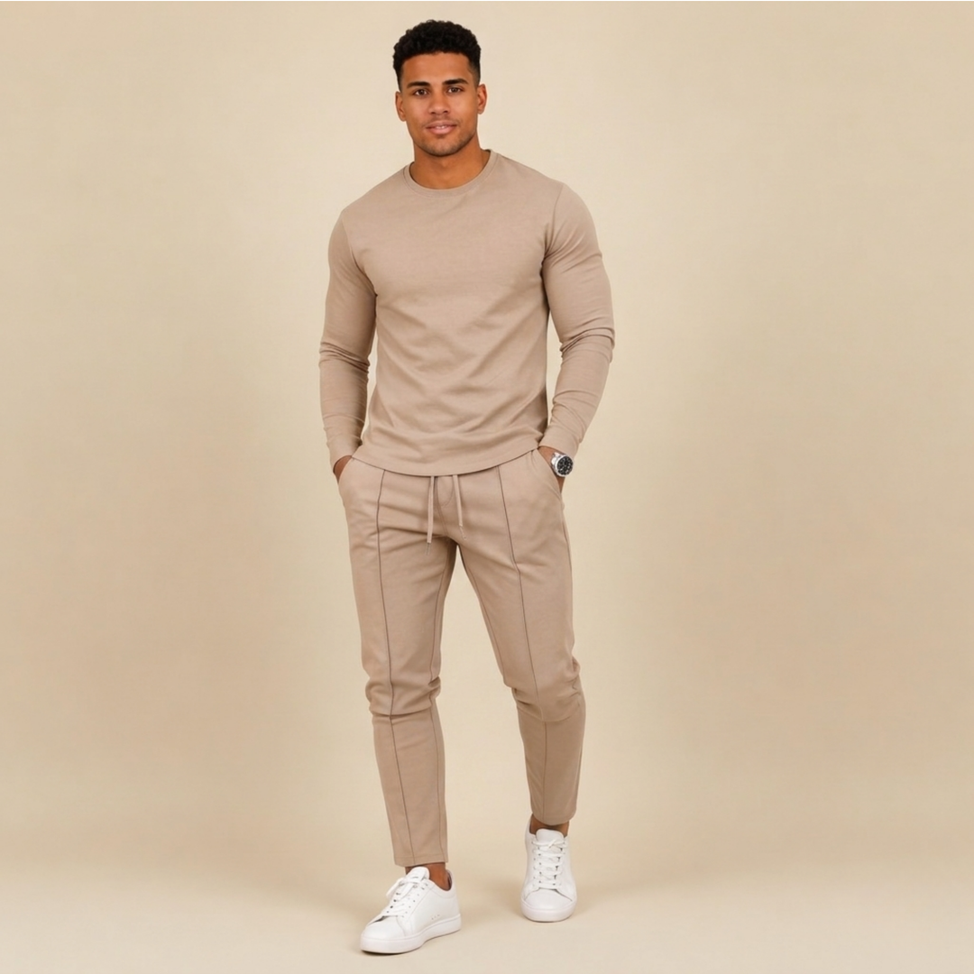 Marco | Men's Modern Relaxed Fit Casual Outfit-Metro Lane Plaza