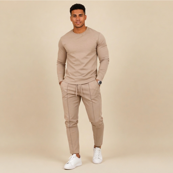 Marco | Men's Modern Relaxed Fit Casual Outfit-Metro Lane Plaza