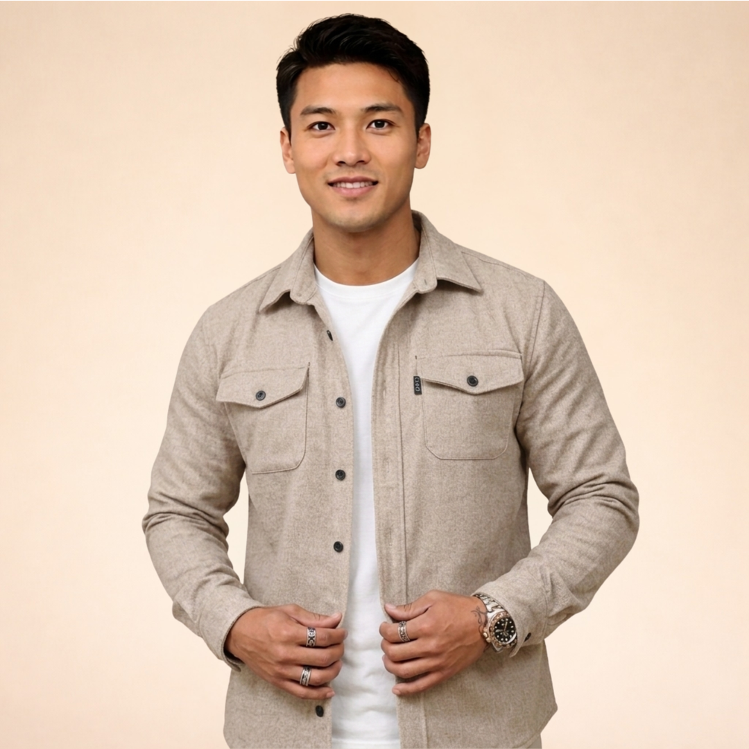 Marvick | Men's Casual Versatile Shirt Jacket-Metro Lane Plaza