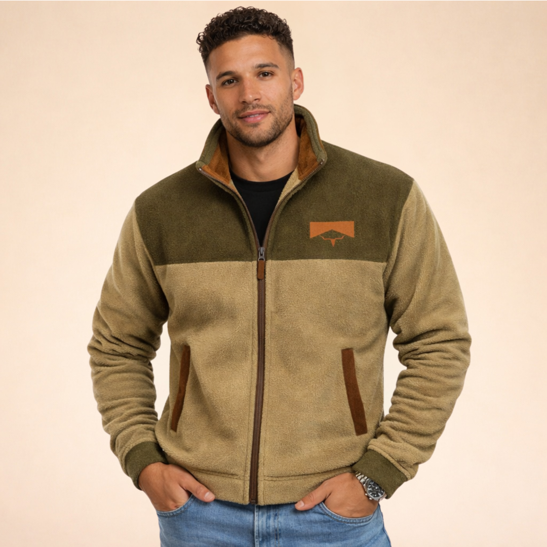 Arden | Men's Stylish Warm Merino Fleece Jacket-Metro Lane Plaza