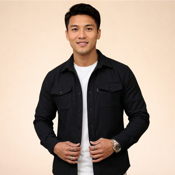 Marvick | Men's Casual Versatile Shirt Jacket-Metro Lane Plaza