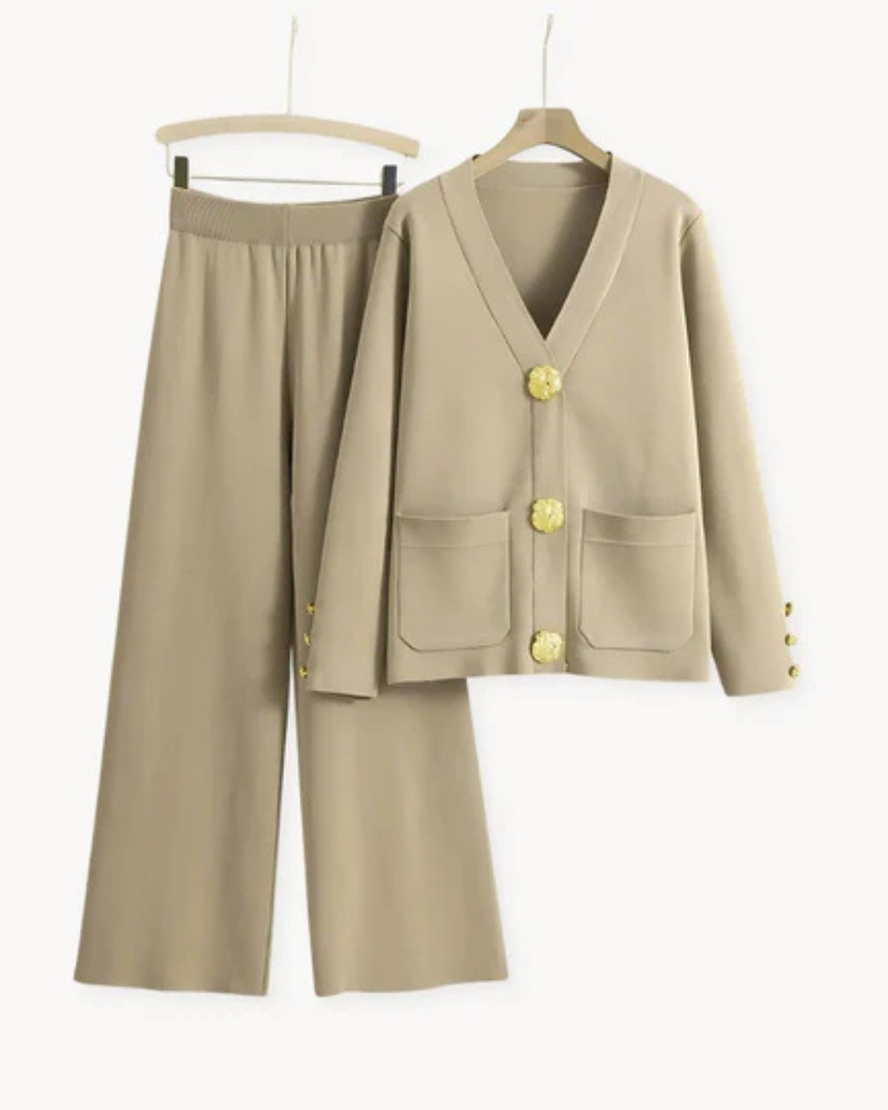 Aylah | Women's Luxury Knitwear Set-Metro Lane Plaza