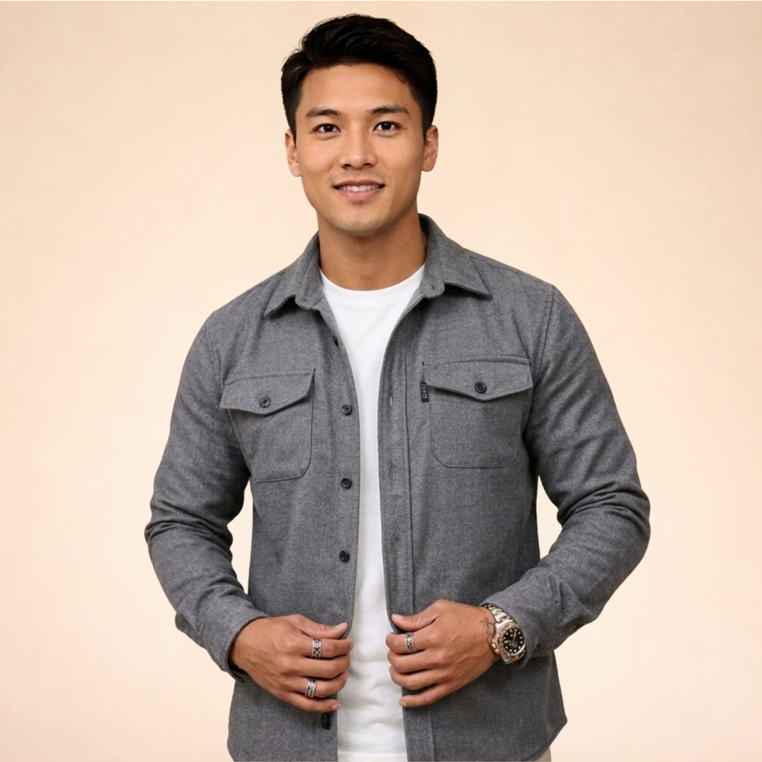 Marvick | Men's Casual Versatile Shirt Jacket-Metro Lane Plaza
