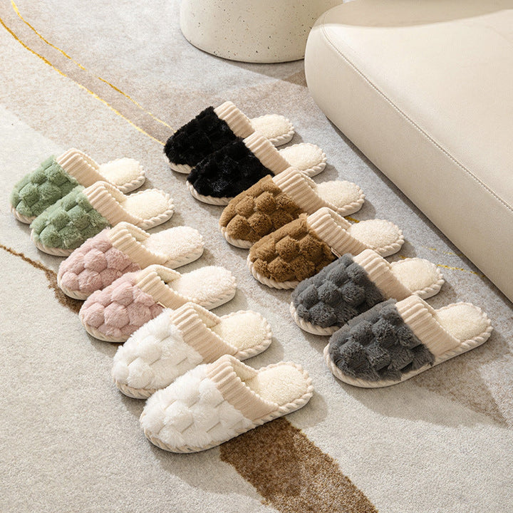 Nova | Women's Cozy Plush Slippers with Non-Slip Sole-Metro Lane Plaza