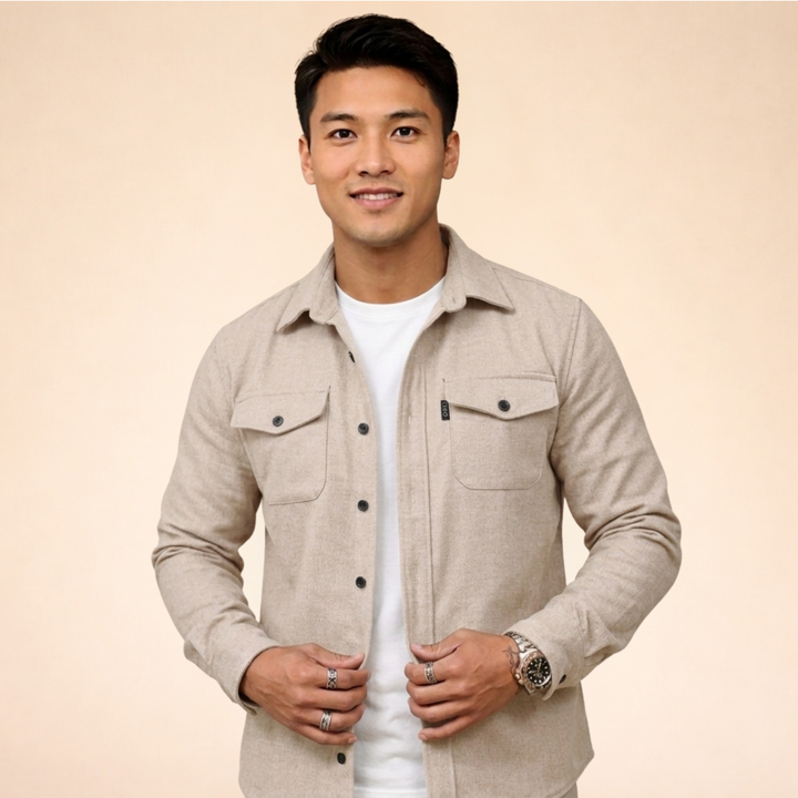 Marvick | Men's Casual Versatile Shirt Jacket-Metro Lane Plaza