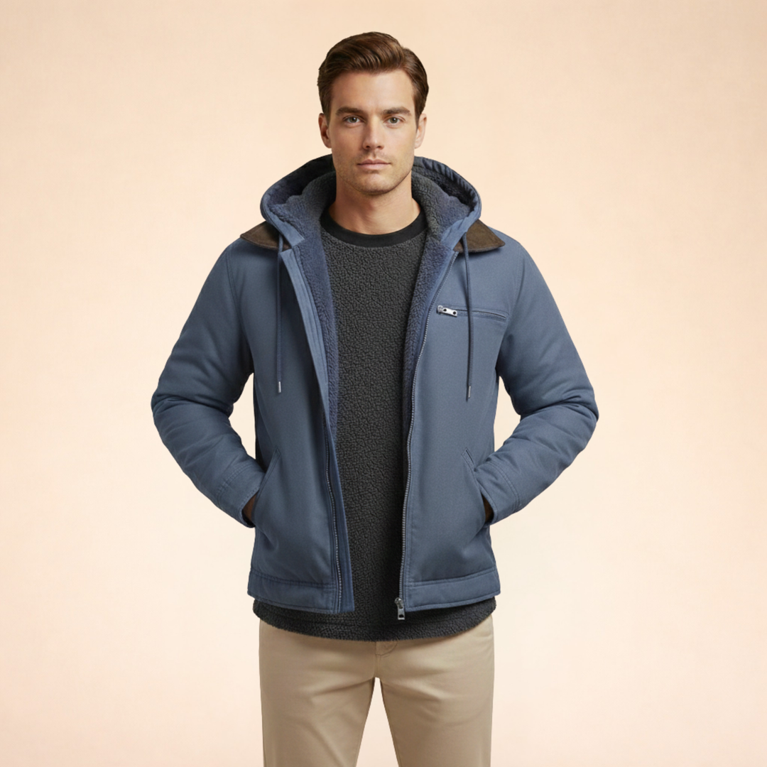 Christopher | Men's Comfortable Fit Modern Design Jacket-Metro Lane Plaza