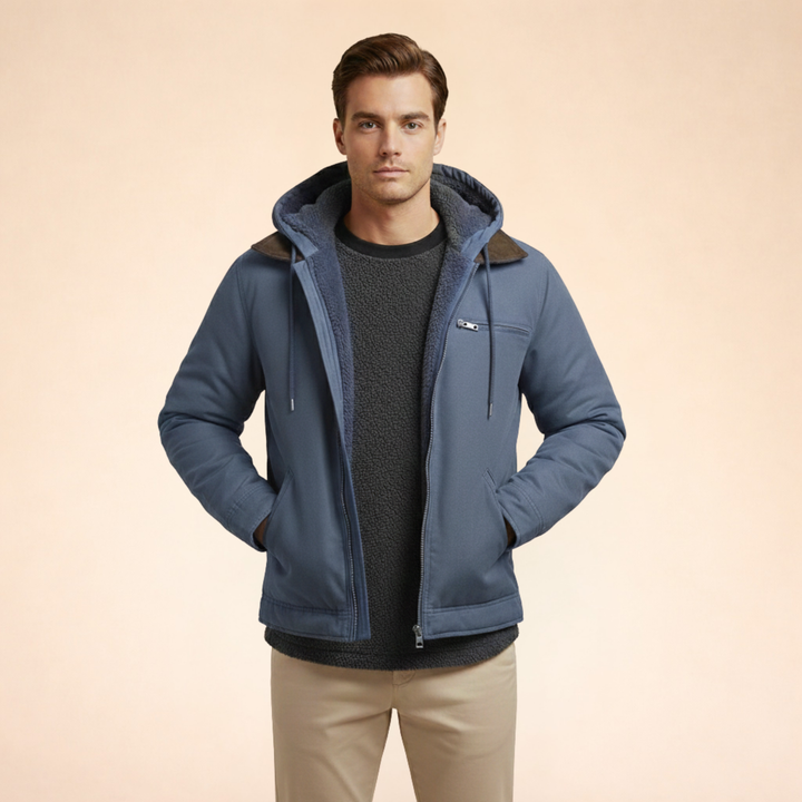 Christopher | Men's Comfortable Fit Modern Design Jacket-Metro Lane Plaza