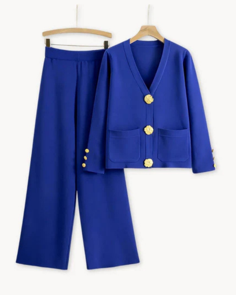Aylah | Women's Luxury Knitwear Set-Metro Lane Plaza