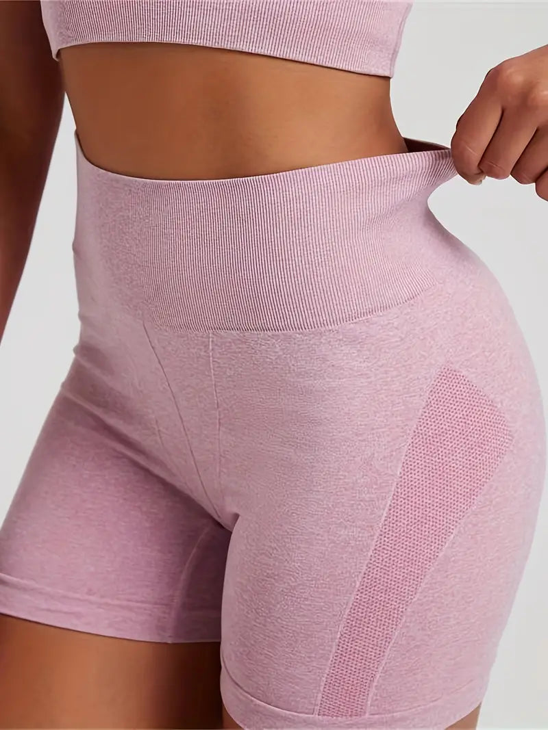 Famke | Women's Gym Set – 2-Piece High-Waist Legging and Top-Metro Lane Plaza