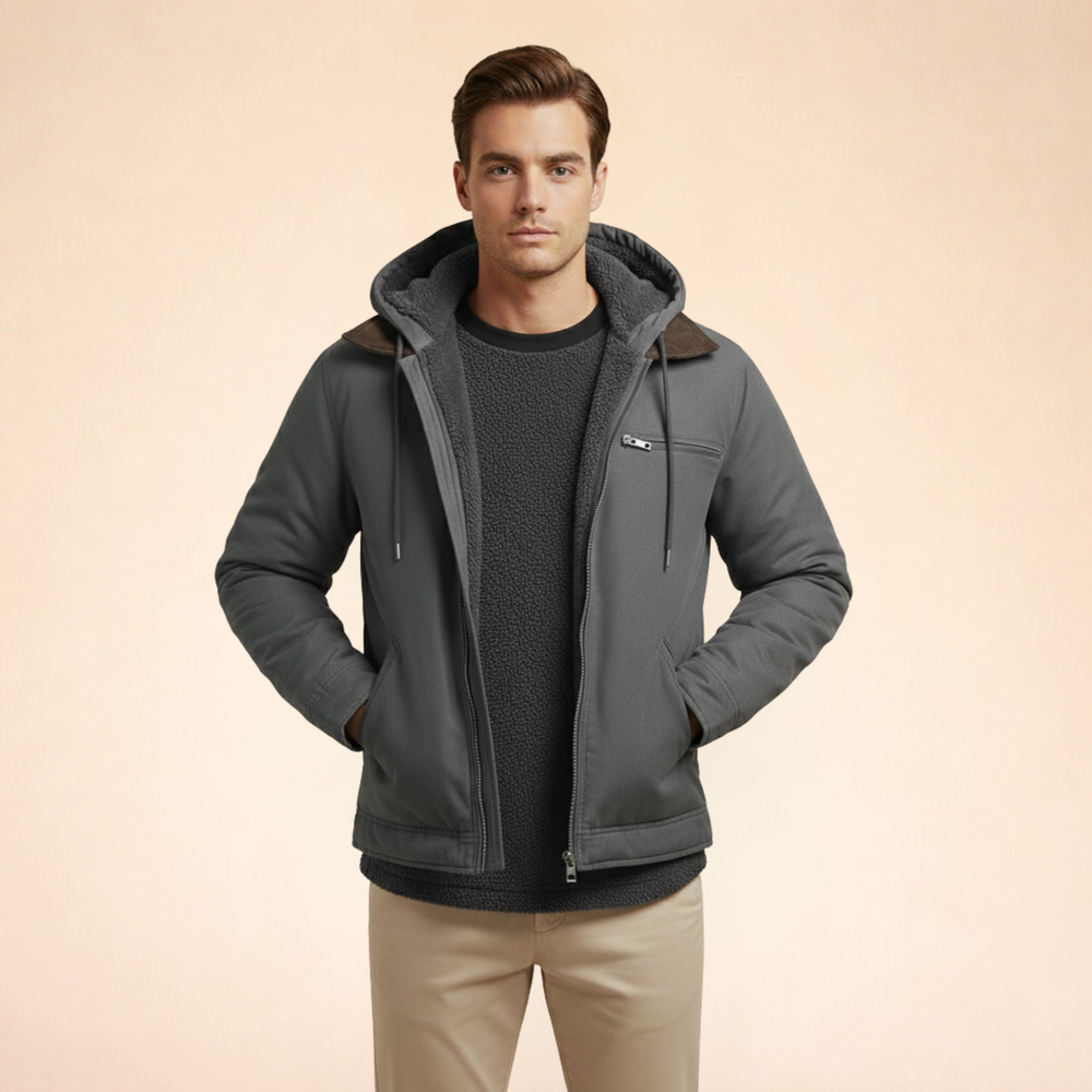 Christopher | Men's Comfortable Fit Modern Design Jacket-Metro Lane Plaza