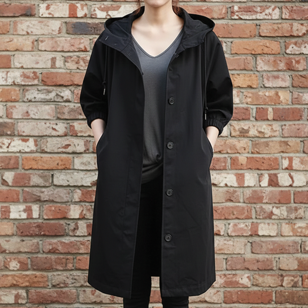 Women's Hooded Trench Coat