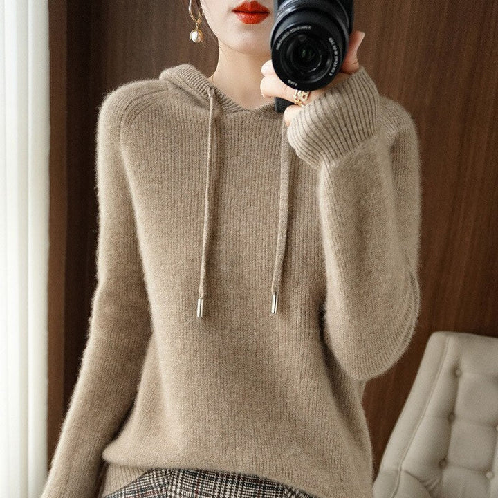 Women's Comfortable Knit Stylish Hoodie-Metro Lane Plaza