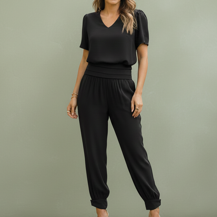 Alaia | Women's Blouse and Pants Set-Metro Lane Plaza
