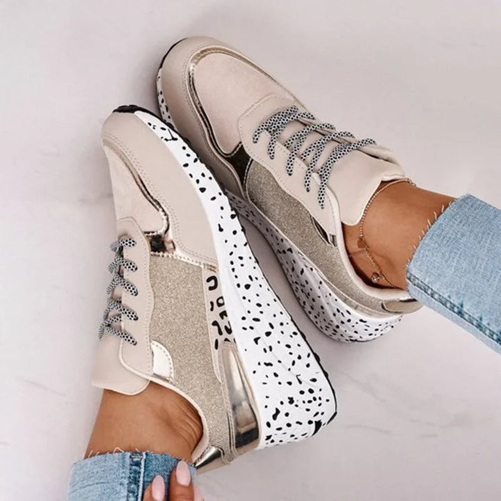 Babine | Women's Lightweight Platform Sneakers with Breathable Mesh-Metro Lane Plaza