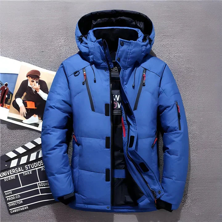 Herren-Winter-Steppjacke