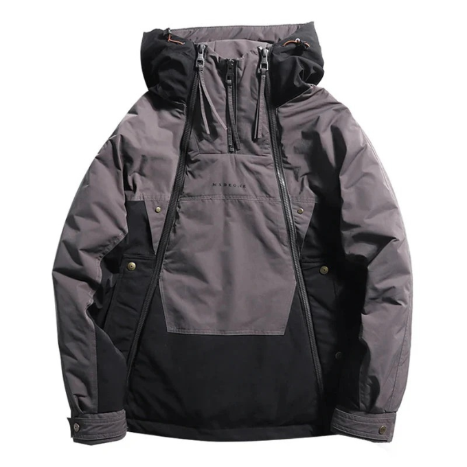 Dicke, wattierte Herrenjacke