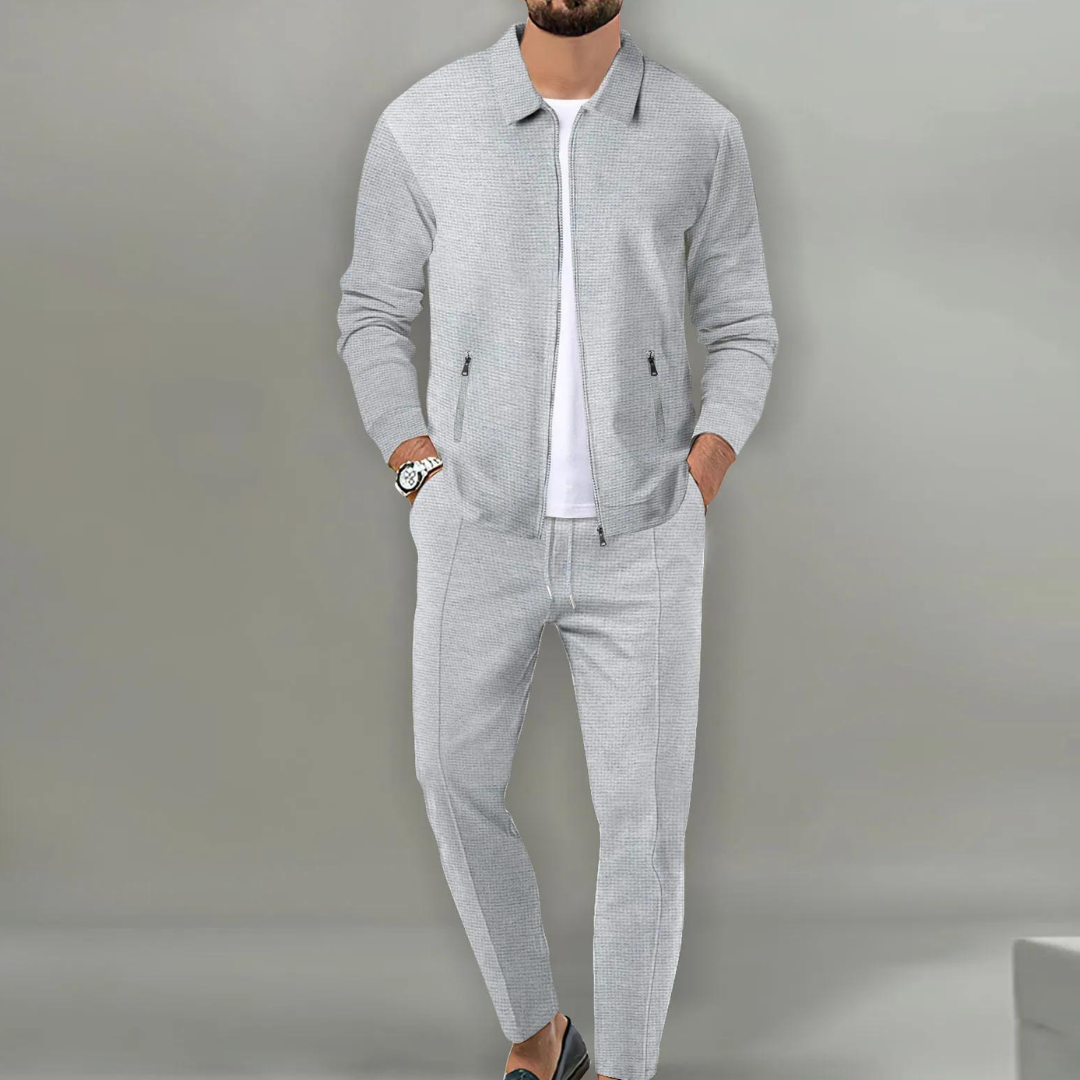 Classic Men's Cardigan Complete Set-Metro Lane Plaza