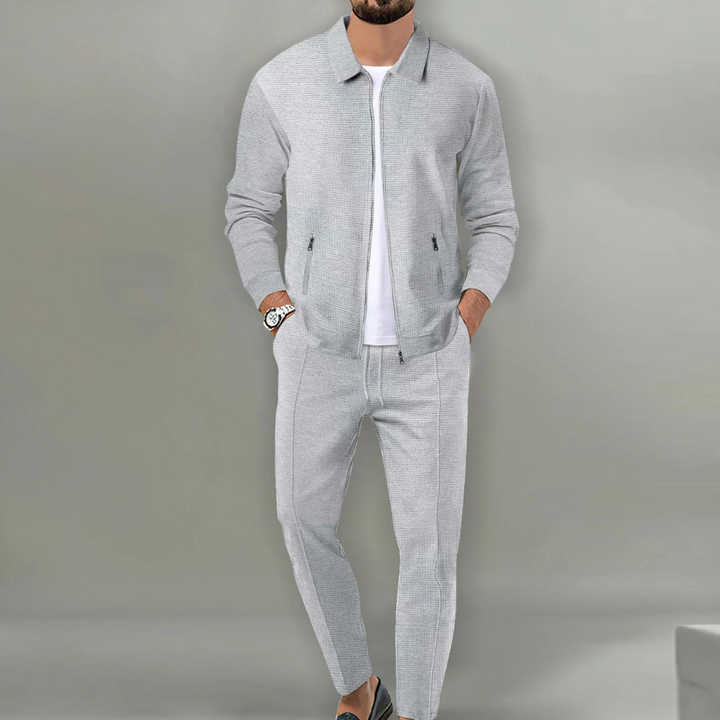 Classic Men's Cardigan Complete Set-Metro Lane Plaza