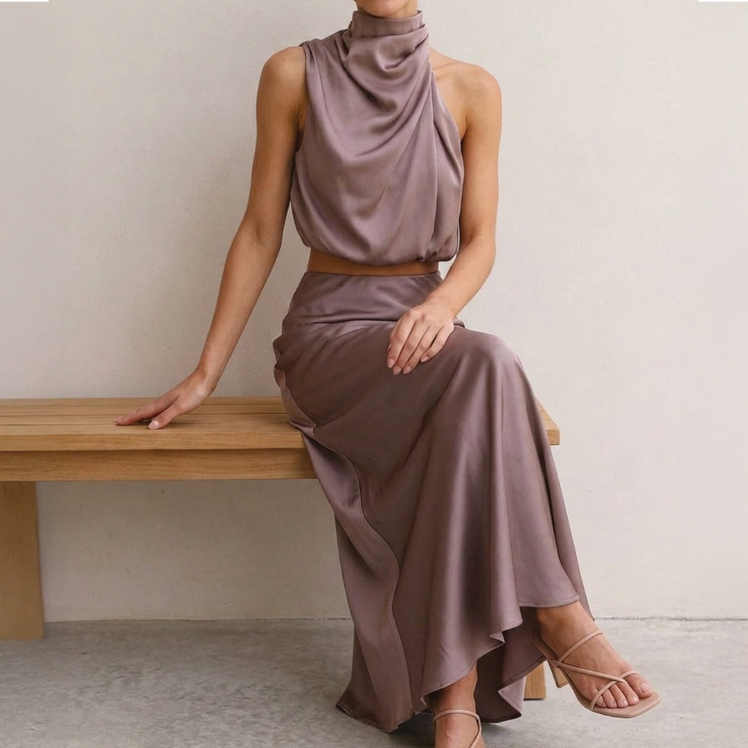 Cynthia | Women's Stylish Two-Piece Set-Metro Lane Plaza