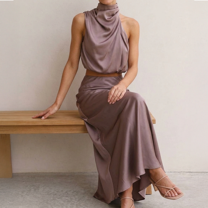 Cynthia | Women's Stylish Two-Piece Set-Metro Lane Plaza