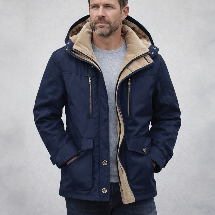 Warme Herren-Winterjacke
