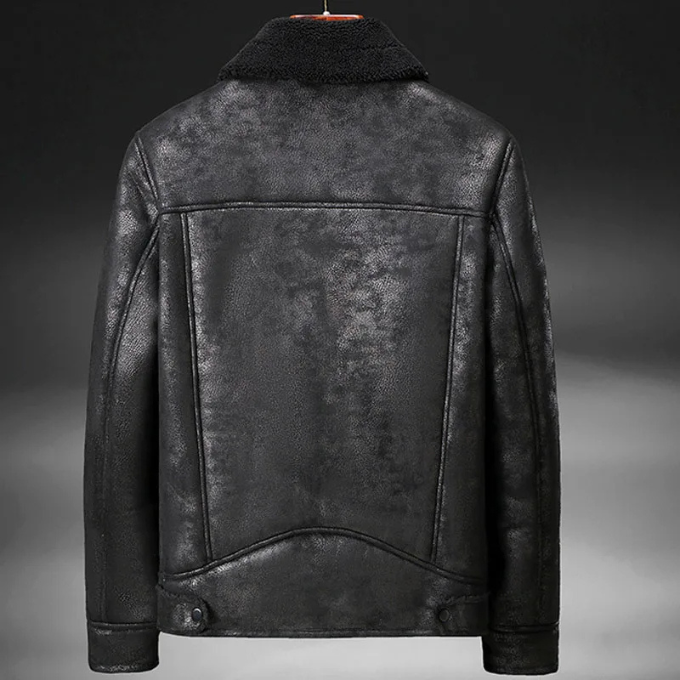 Men's Leather Frontier Coat