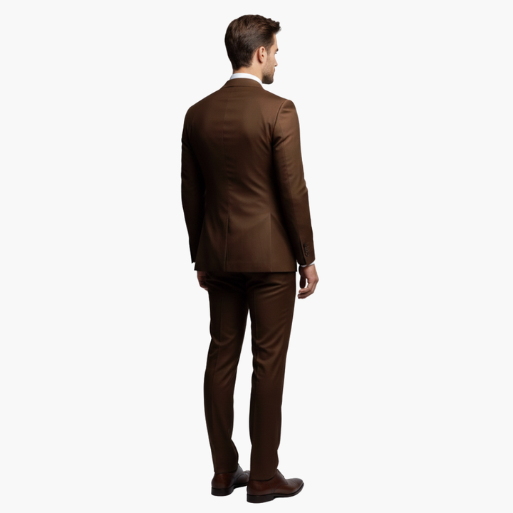 Men's Slim Fit Two-Piece Suit Set-Metro Lane Plaza
