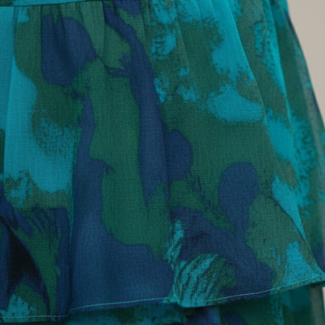 Celina | Women's Maxi Dress, Tiered, V Neck, Sleeveless-Metro Lane Plaza