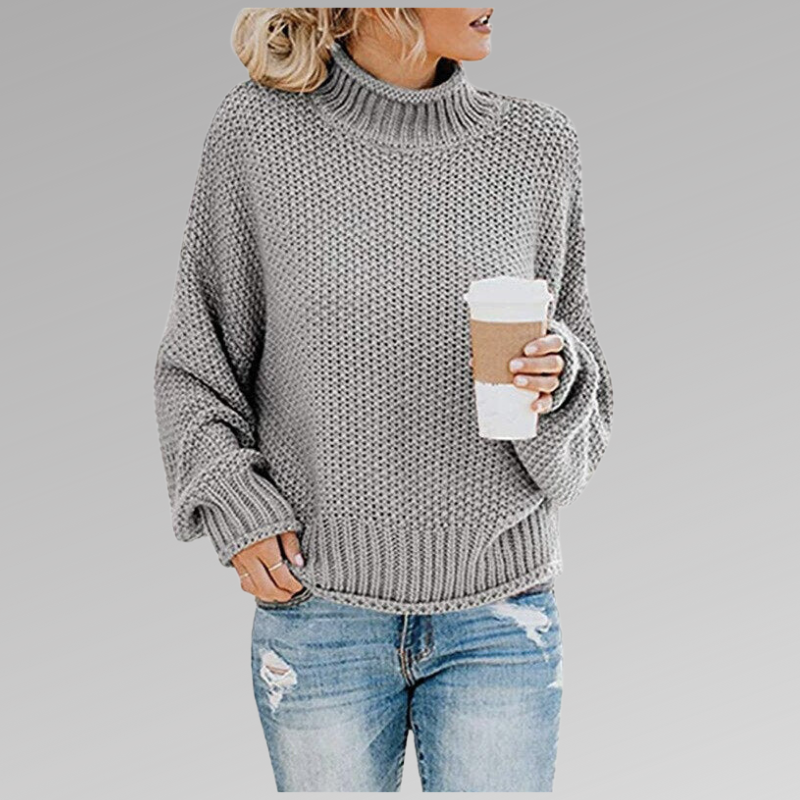 Women's Comfortable Timeless Knitted Sweater-Metro Lane Plaza