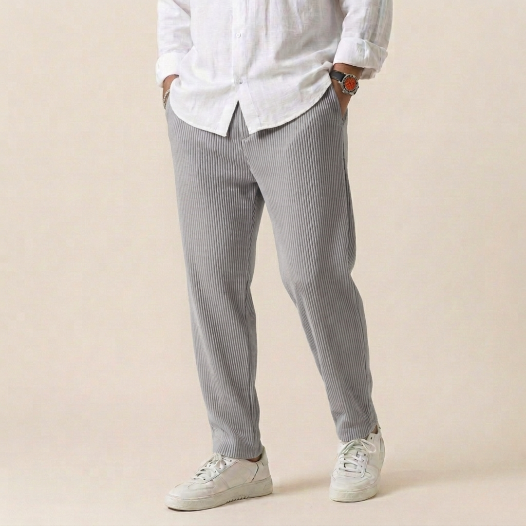 Harry | Stylish & Versatile Men's Luxe Trousers-Metro Lane Plaza